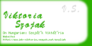 viktoria szojak business card